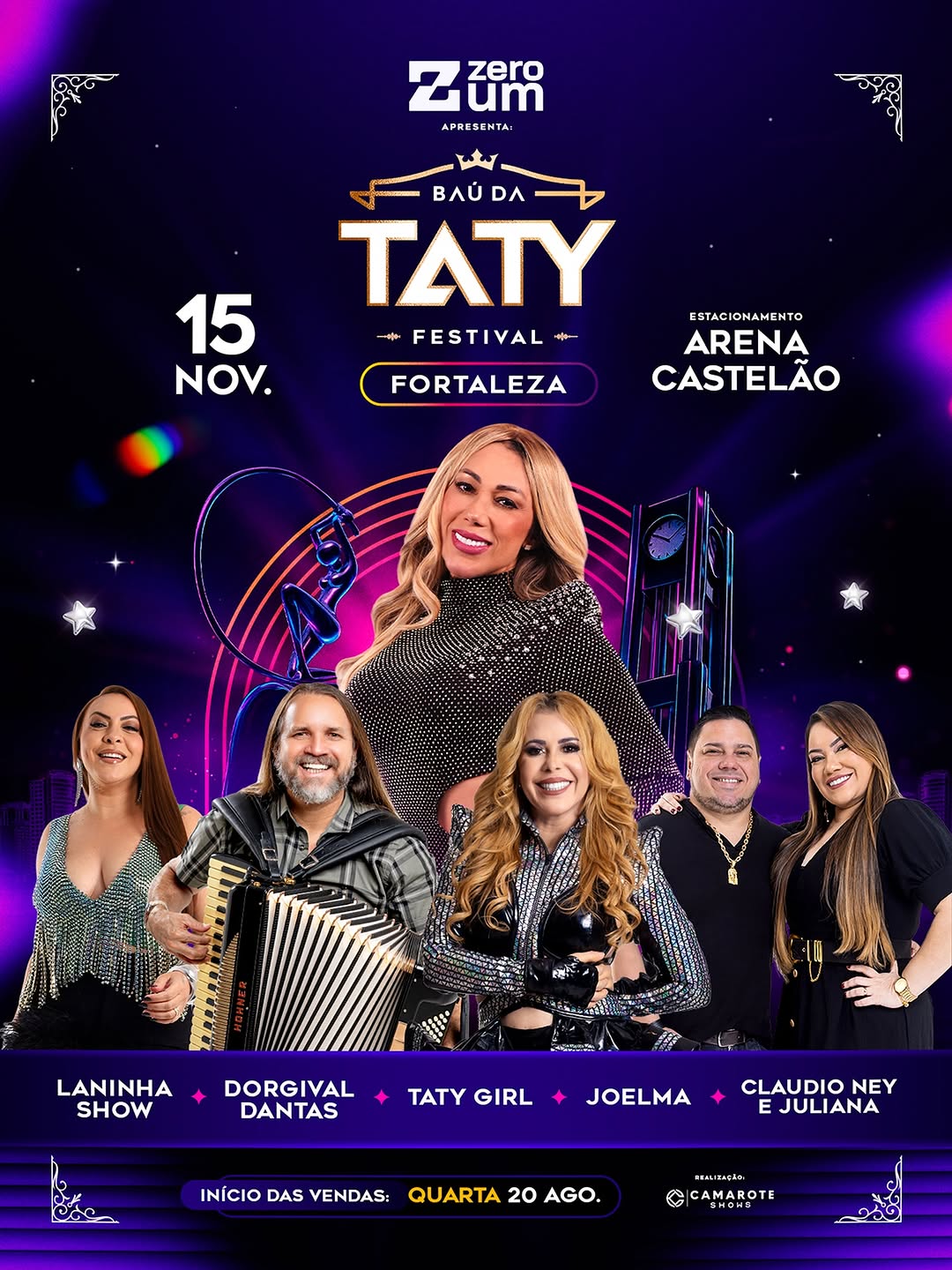 Palco Belém Eventos Baú Da Taty Festival Com Taty Girl Em Fortaleza