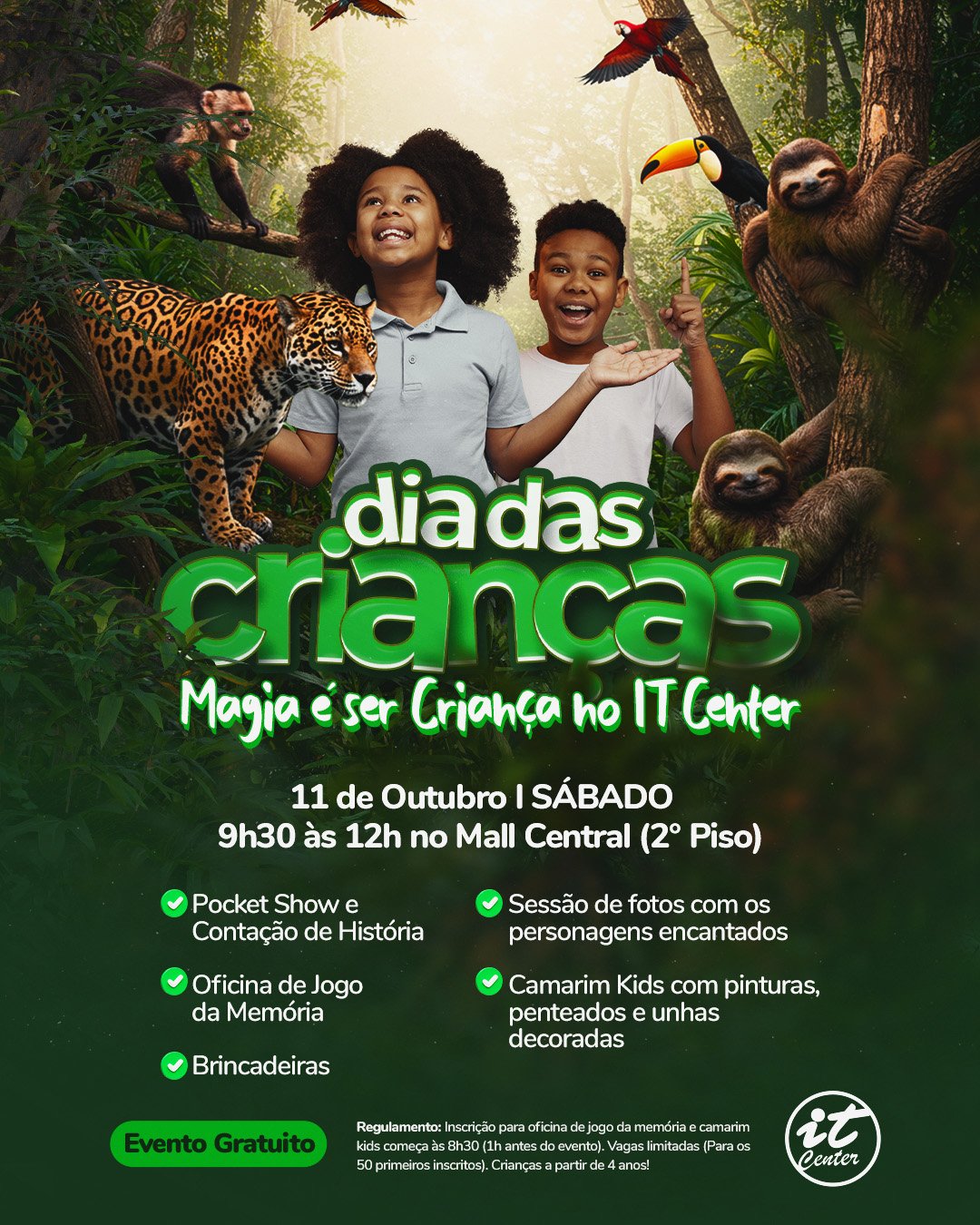 Palco Belém | Eventos | Dia das Crianças no IT Center – Onde a ...