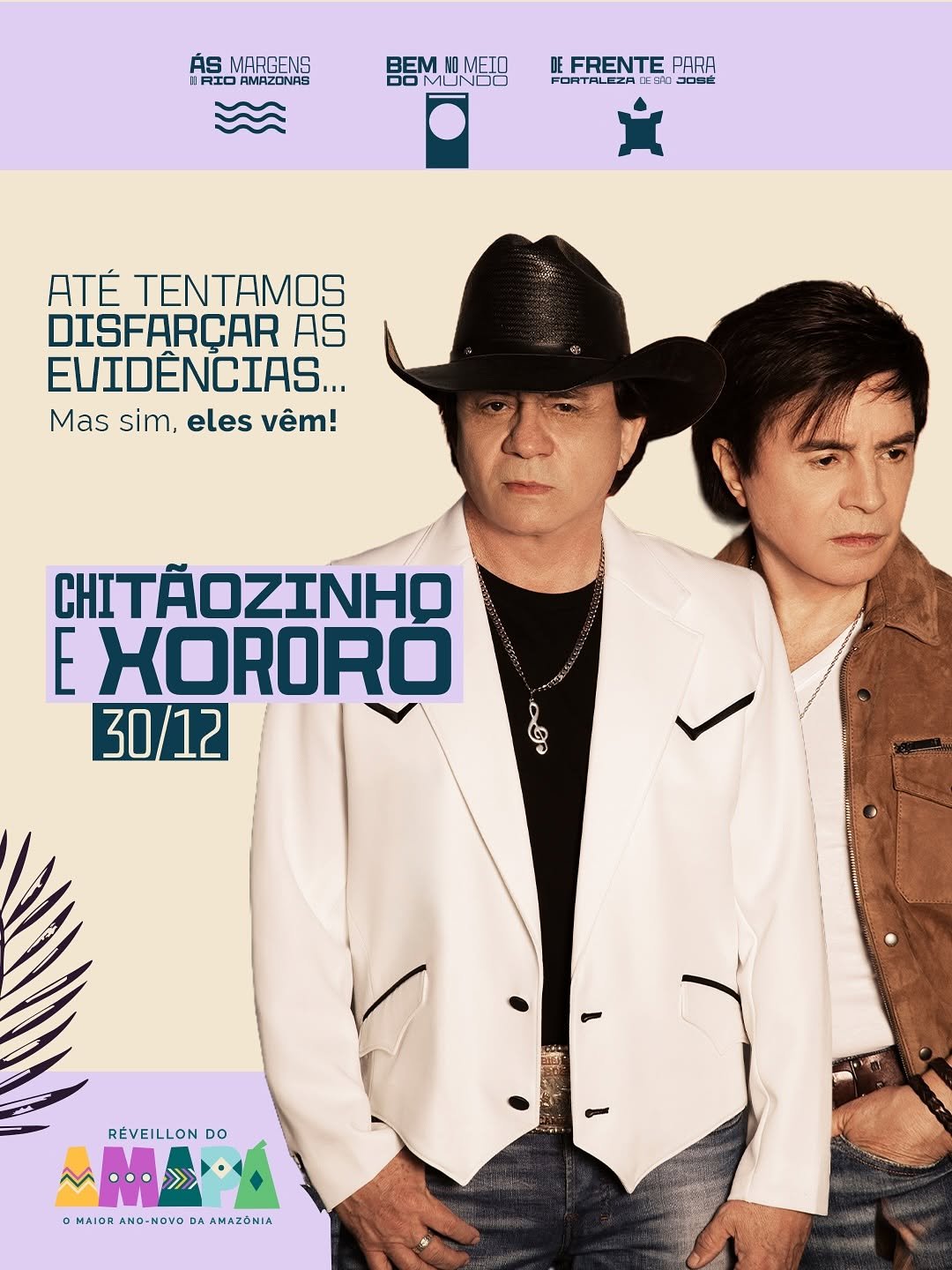 Palco Belém | Eventos | Chitãozinho & Xororó no Réveillon do Amapá 2025