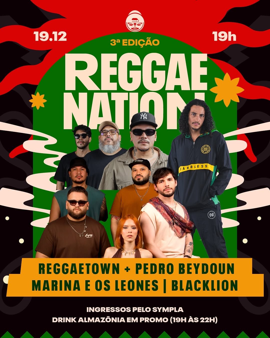 Palco Belém | Eventos | Reggae Nation 3ª Edição em Belém com Pedro ...