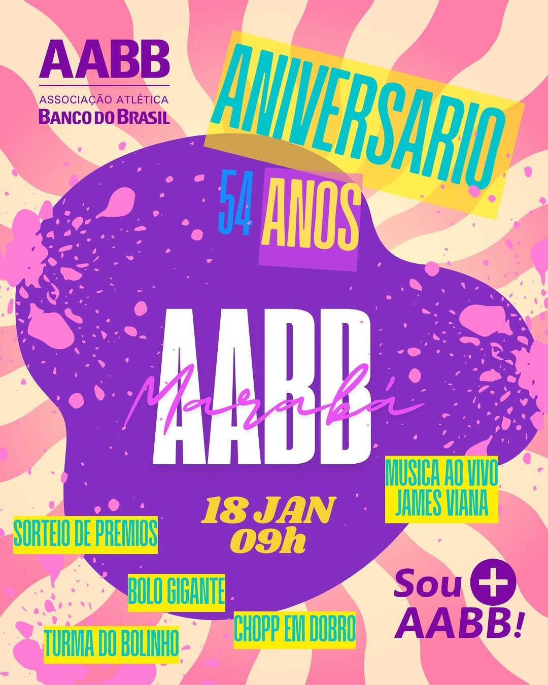 Palco Belém | Eventos | AABB Marabá 54 Anos 2026