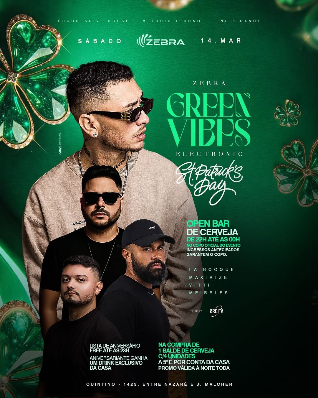 Palco Belém | Eventos | Green Vibes St. Patrick's Edition