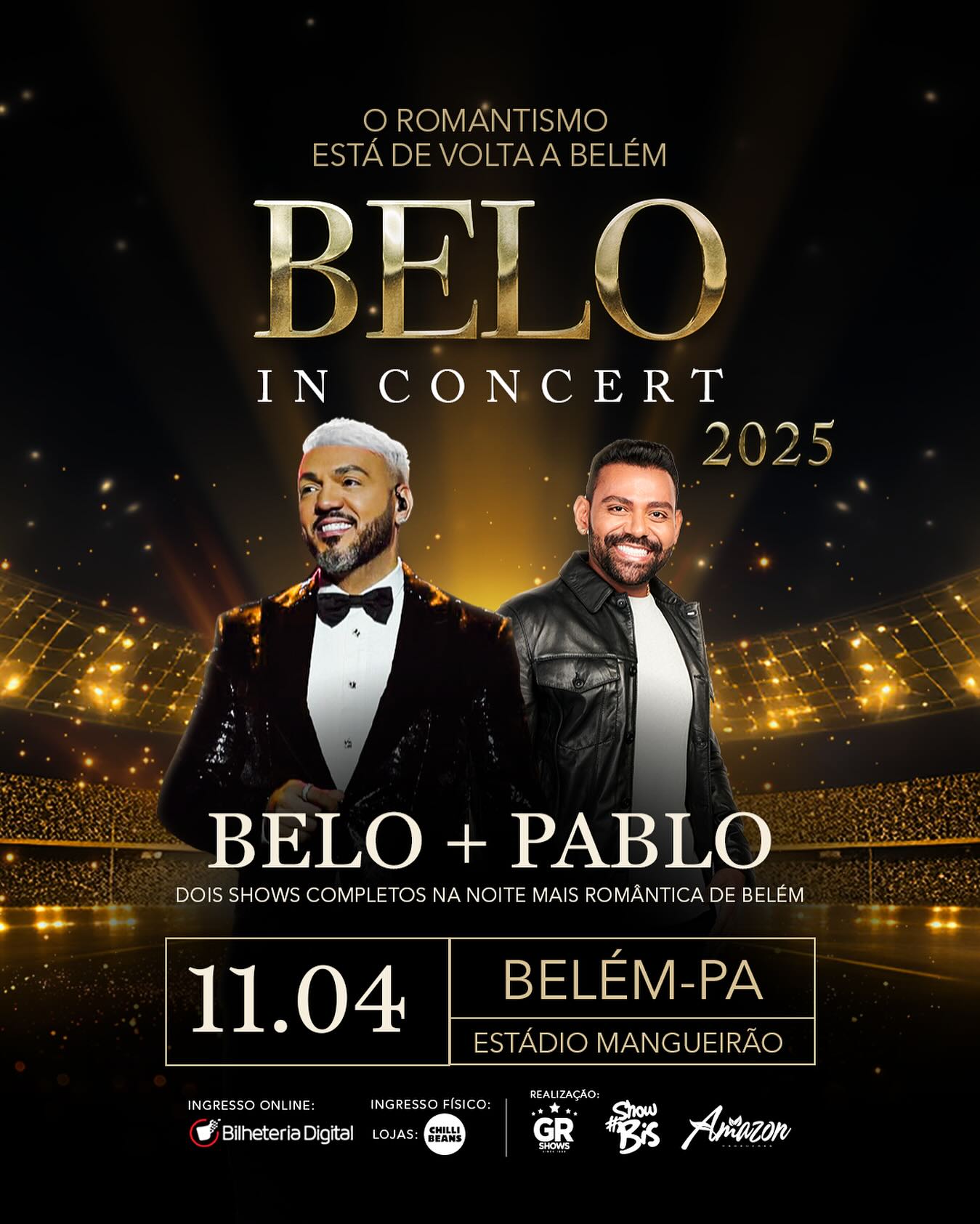 Palco Belém | Eventos | Belo In Concert 2025 no Mangueirão com Pablo do  Arrocha