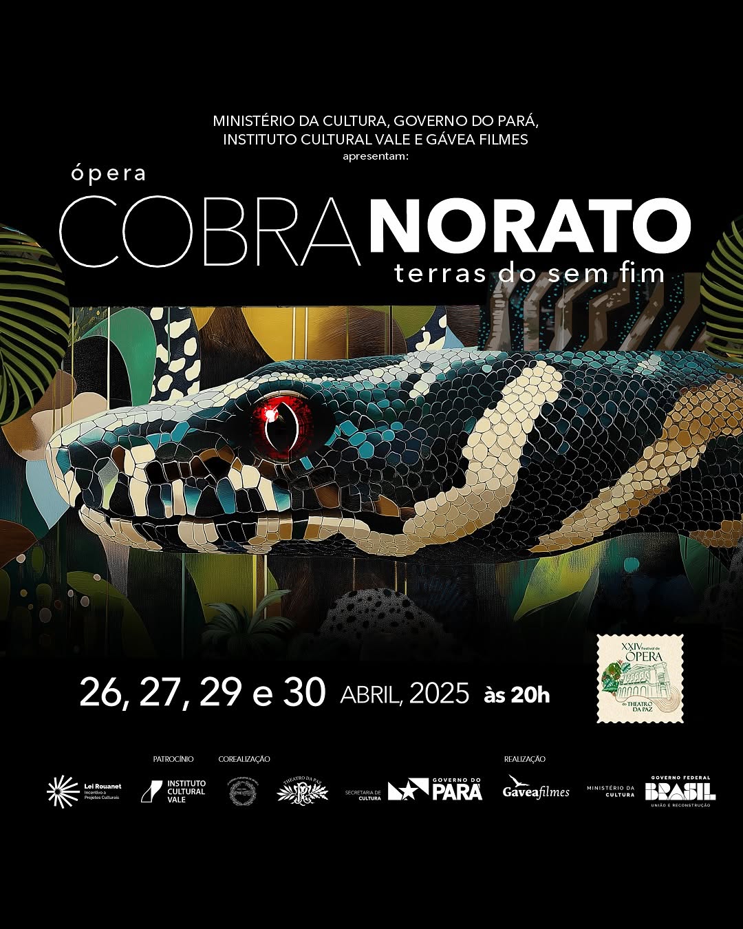 Palco Belém | Eventos | Ópera Cobra Norato | XXIV Festival De