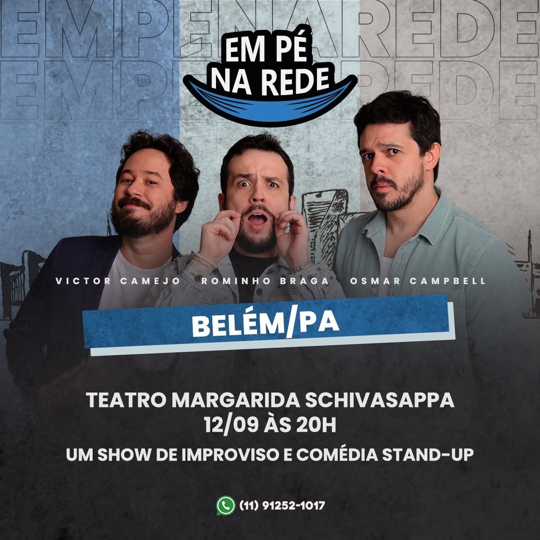 Palco Belém | Eventos | Em Pé na Rede em Belém no Teatro Margarida