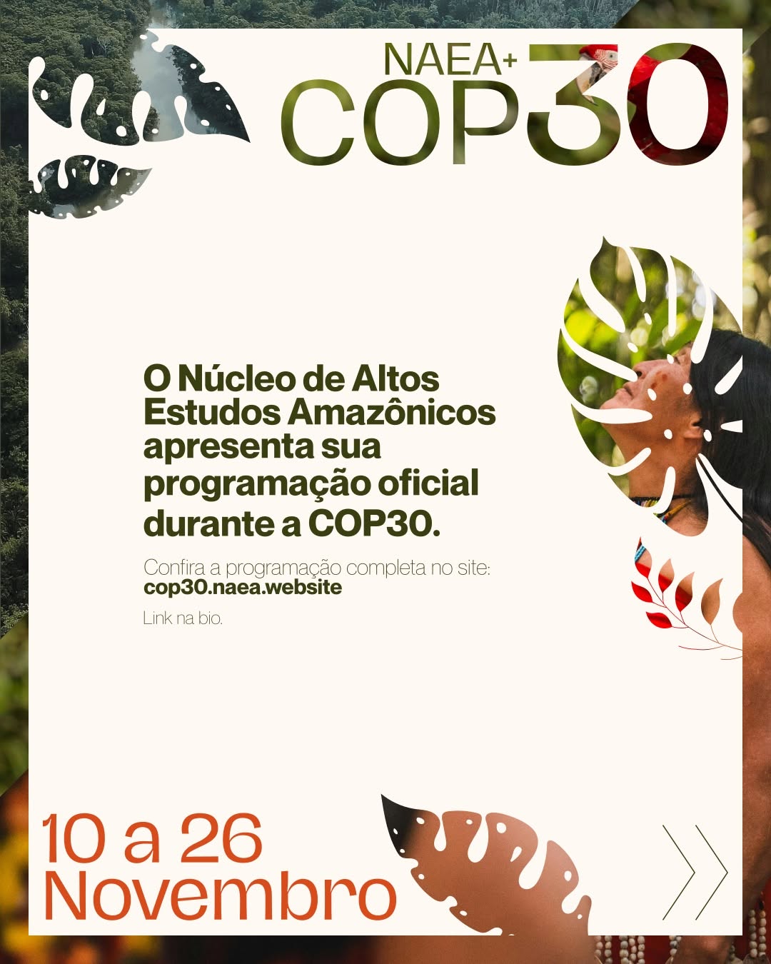 Palco Belém | Eventos | Programação Oficial NAEA para a COP30 em Belém 2025