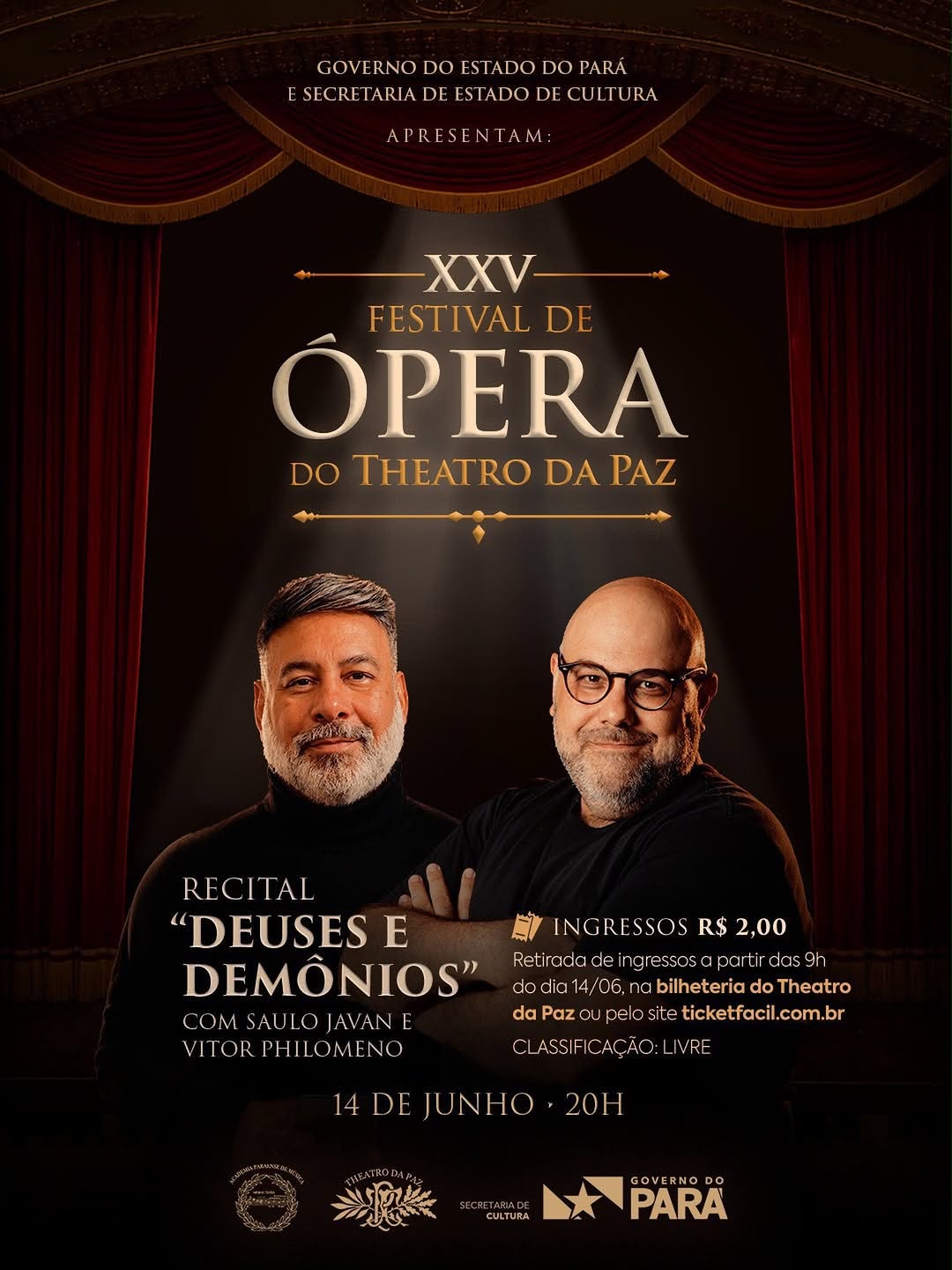 Palco Belém | Eventos | XXV Festival de Ópera do Theatro da Paz