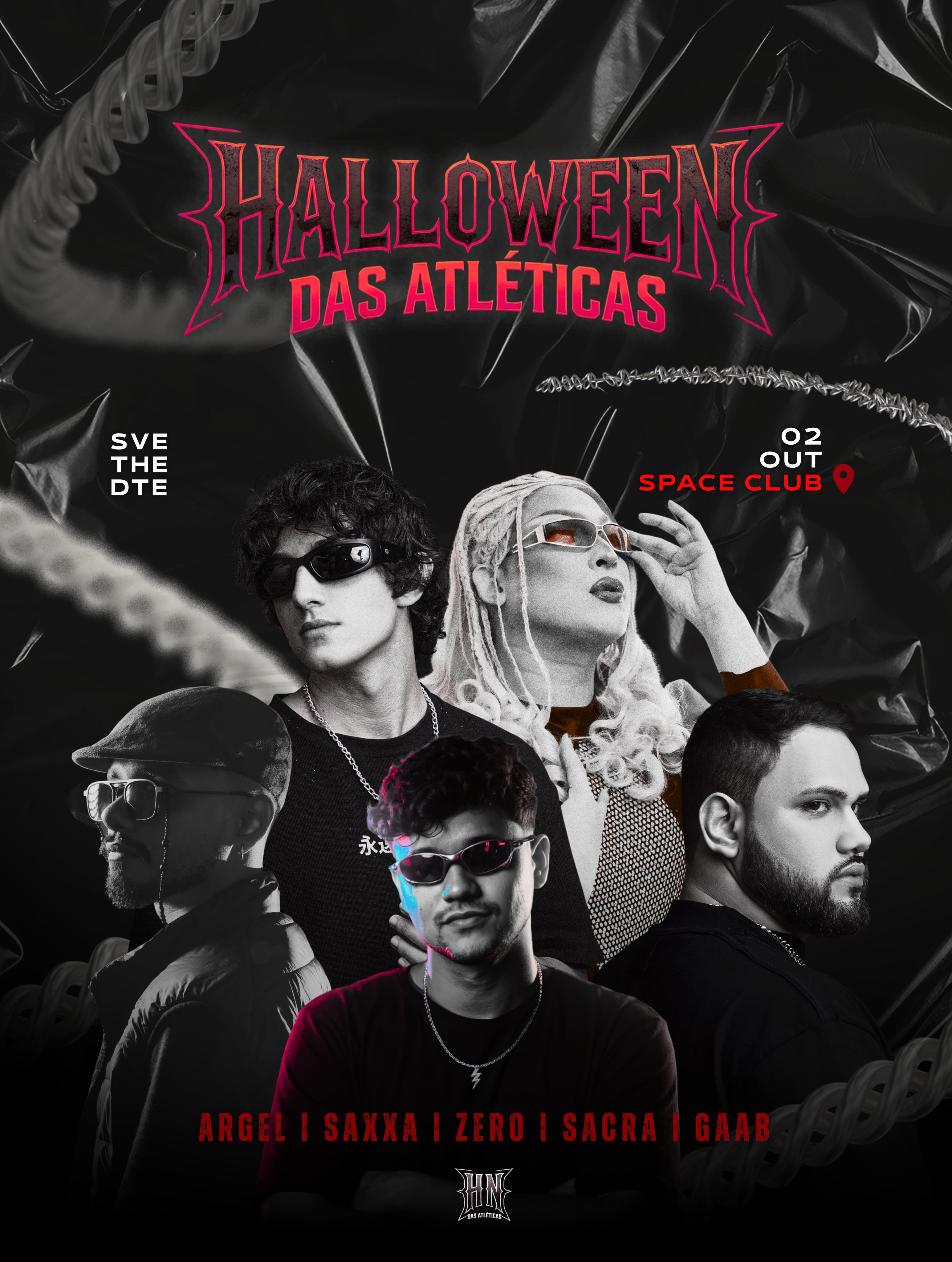Halloween das Atléticas