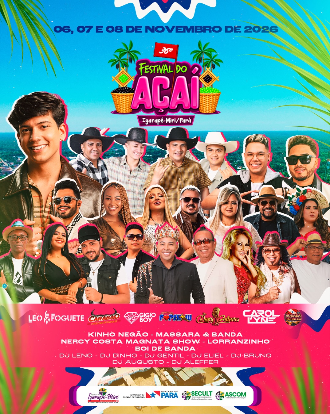 36º Festival do Açaí Igarapé-Miri 2026