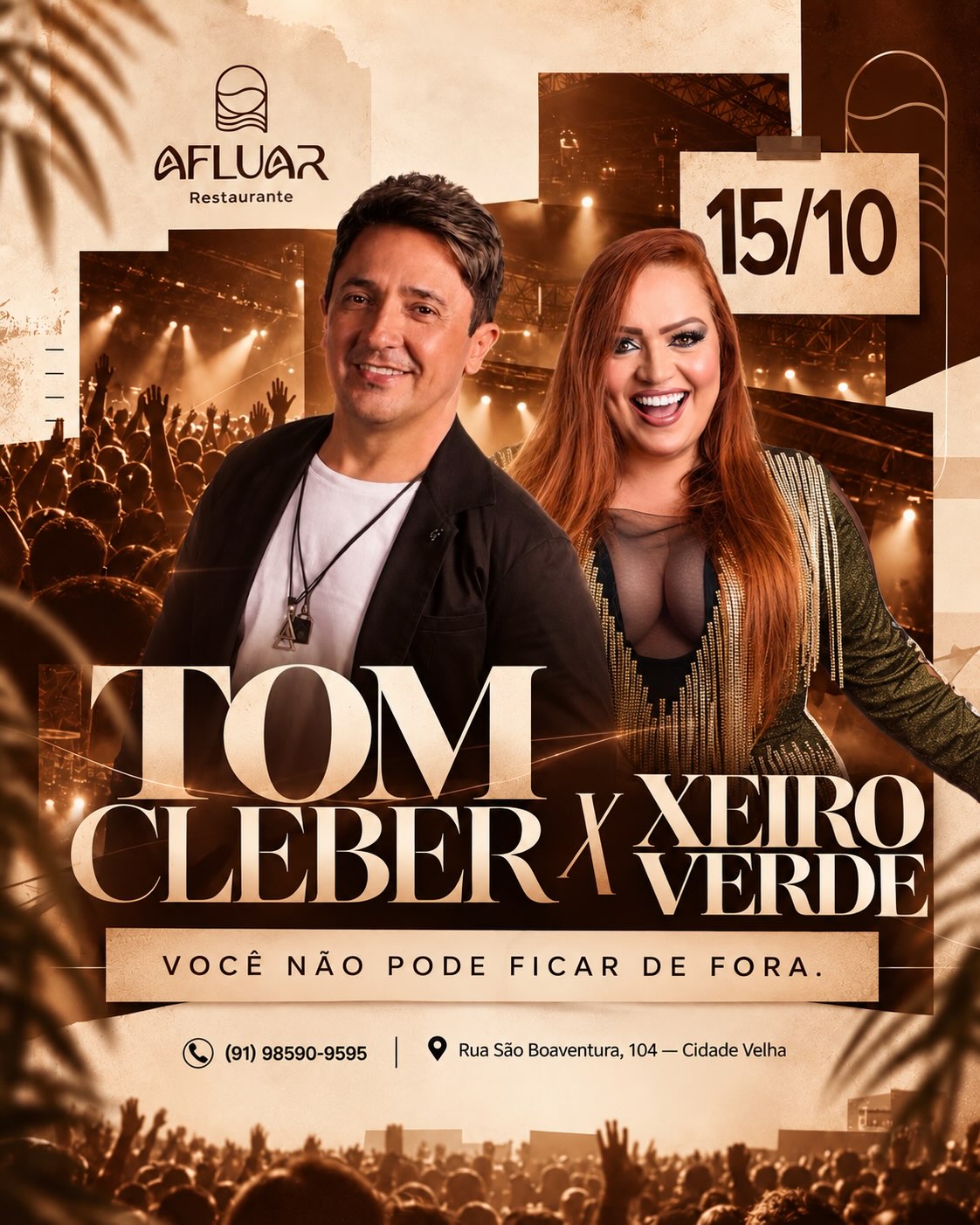 Tom Cleber e Xeiro Verde no Afluar 2026