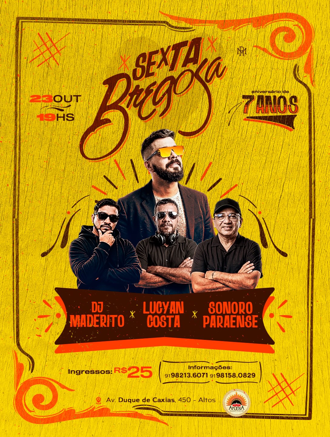 Sexta Bregosa - Aniversário 7 Anos (Espaço Cultural Apoena 2026)