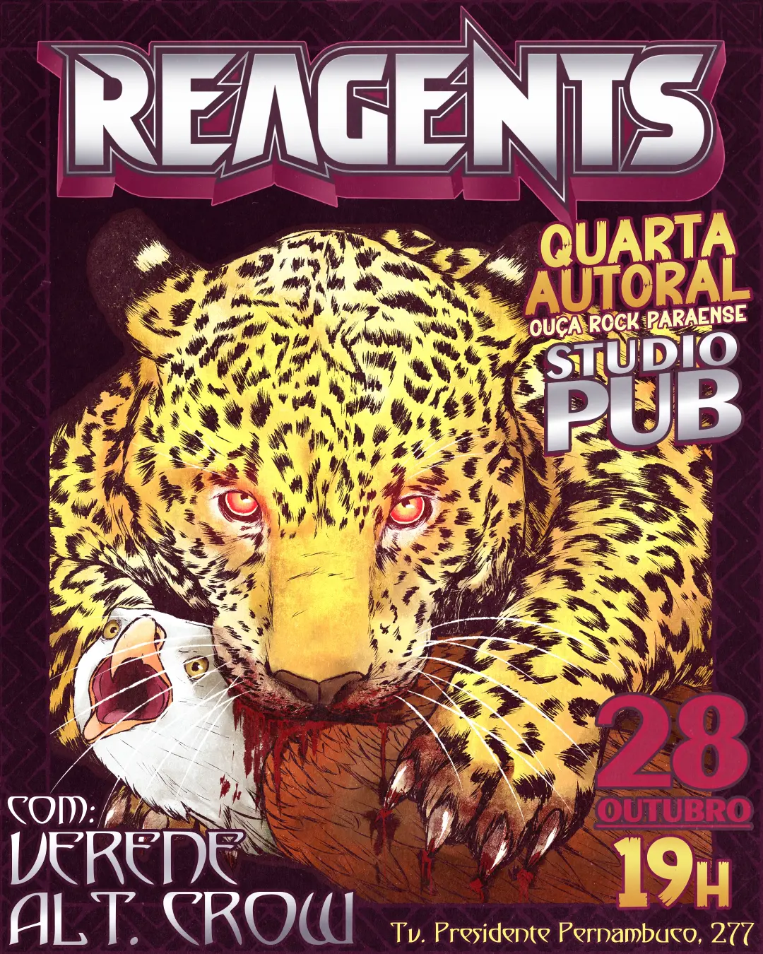 Reagents - Dia de Onça (Quarta Autoral) Belém 2026